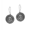 Generic Women's Oxidised Silver Tone Fashion Earrings Studs 
