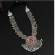 Generic Women's Multi Color Oxidised Meena Necklace 