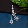 Generic Women's Silver Color Brooch Use Burkha Pin &amp; Dupatta / Saree Pin 
