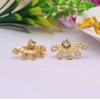 Generic Women's Gold Color Antique Gold Plated Earrings 