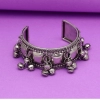 Generic Women's Silver Color Oxidised Adjustable Bracelet 