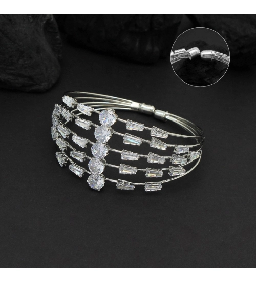 Generic Silver Color Moon Stone Kids Bracelet Adjustable Bracelet