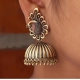 Generic Women's Ethnic Party Wear Oxidised Jhumka Earrings 