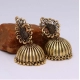 Generic Women's Ethnic Party Wear Oxidised Jhumka Earrings 