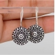Generic Women's Handmade Indian Traditional Designer Silver Oxidised Stud Brass Earrings 