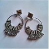 Generic Women's Gold &amp; Silver Color Oxidised Earrings 