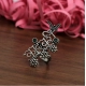 Generic Women's Green Color Oxidised Adjustable Ring 