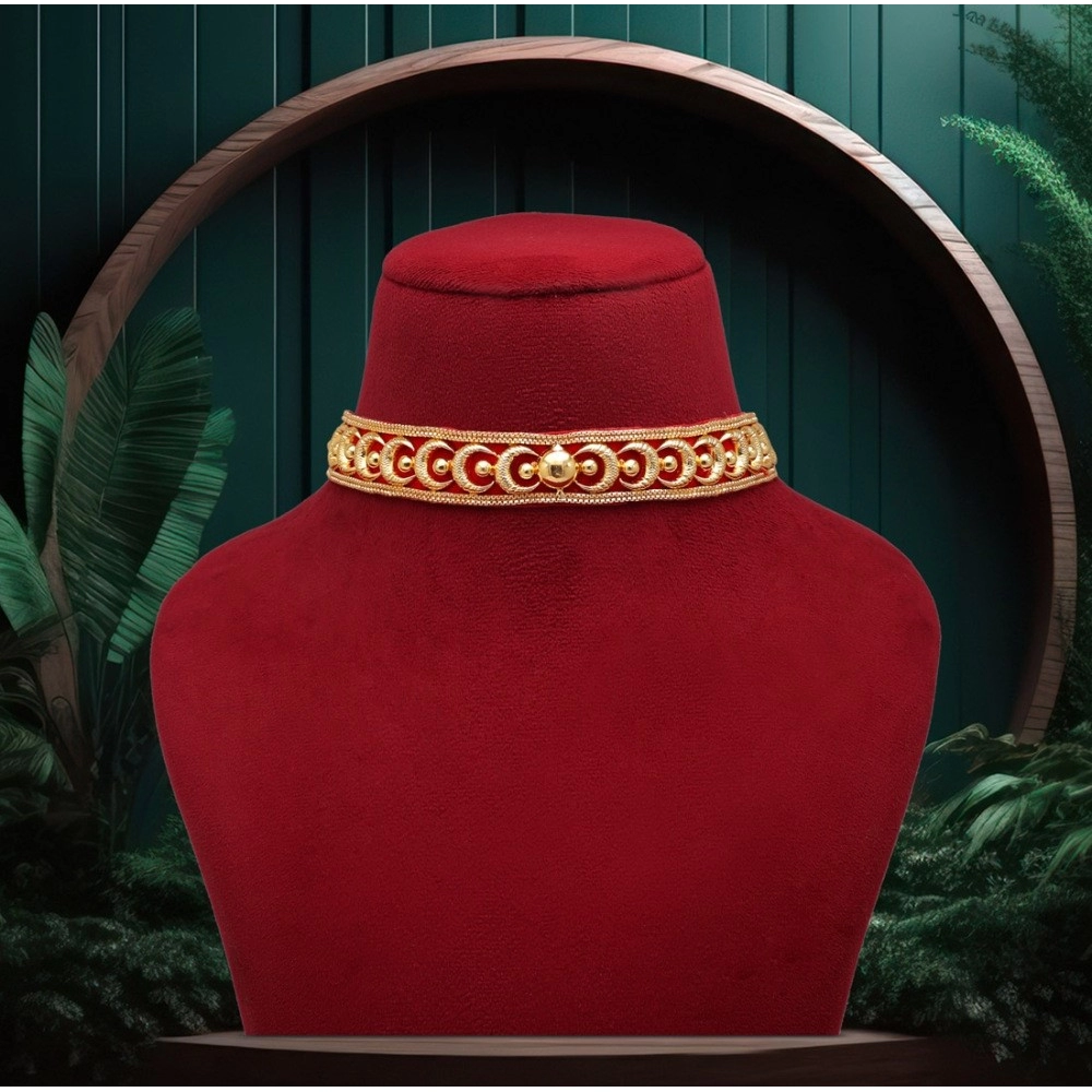 Generic Women's Gold Color Choker Gold Plated Necklace 