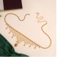 Generic Women's Gold Plated Kamarband Waist Belt For Women//Girls Adjustable Chain