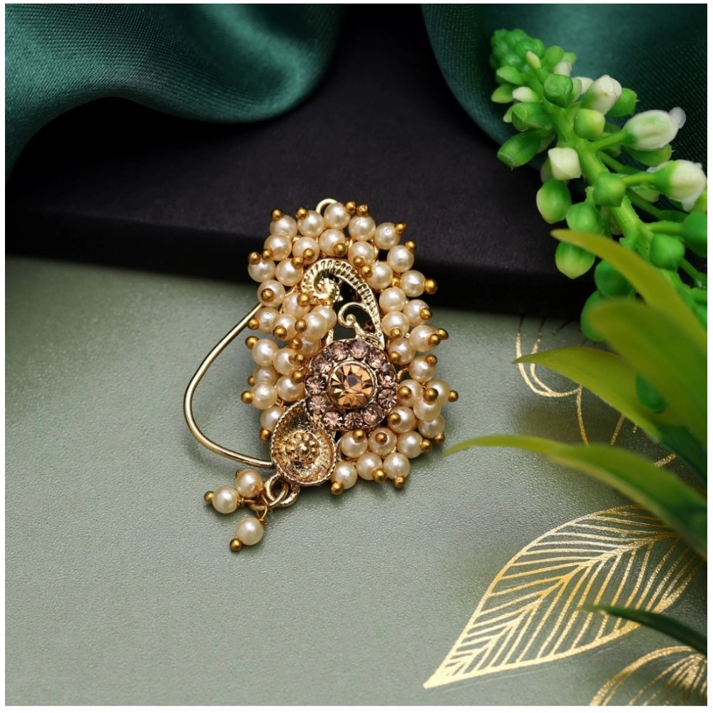 Generic Women's Gold Color Nose Pin 