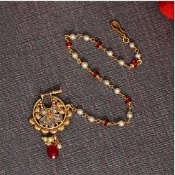 Generic Women's Rani Color Nose Nath 