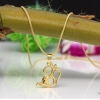 Generic Women's Gold Color Om Temple Locket 