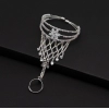 Generic Women's White Color Rhinestone Hathphool Adjustable Bracelet