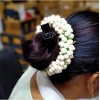 Generic Women's White Color Mogra Gajra For Women Hair Pin 
