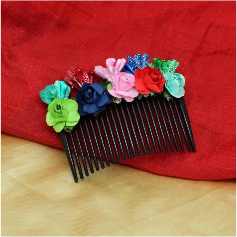 Generic Women's Multi Color Hair Comb Pin Generic Women's Multi Color Hair Comb Pin