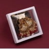 Generic Women's Maroon Color Kundan Earrings 