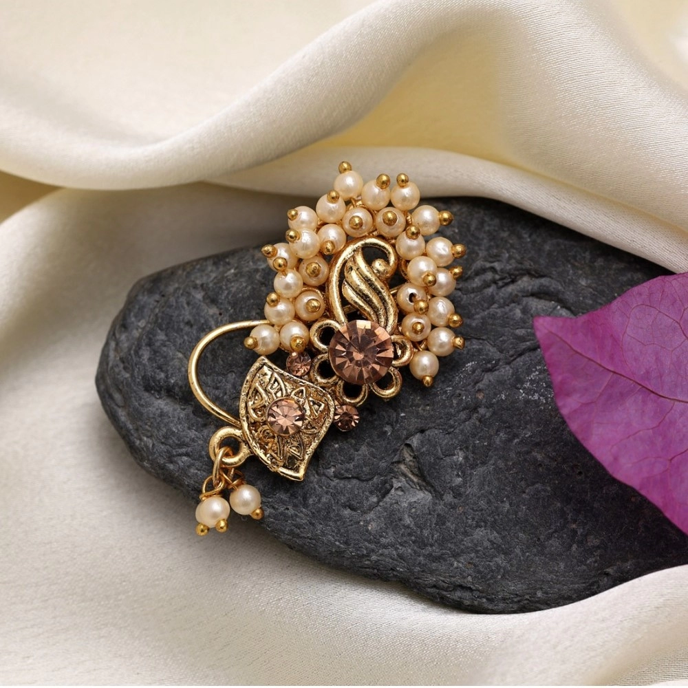 Generic Women's Gold Color Nose Pin 