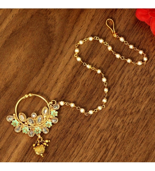 Generic Women's Gold Color Nose Nath 