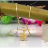 Generic Women's Gold Color Lord Hanuman Temple Locket 