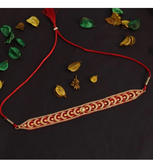 Generic Women's Gold Color Choker Gold Plated Necklace 