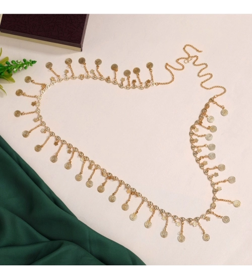 Generic Women's Gold Plated Kamarband Waist Belt For Women//Girls Adjustable Chain