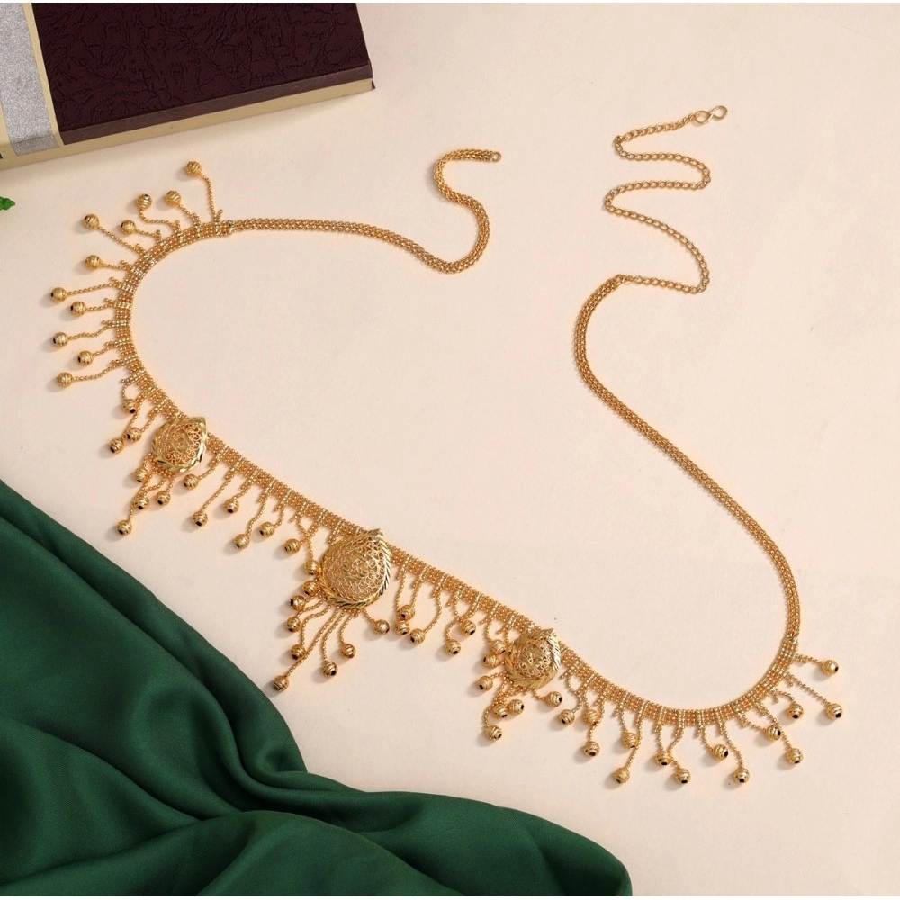 Generic Women's Gold Plated Kamarband Waist Belt For Women//Girls Adjustable Chain