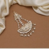 Generic Women's White Color Kundan Maang Pasa 