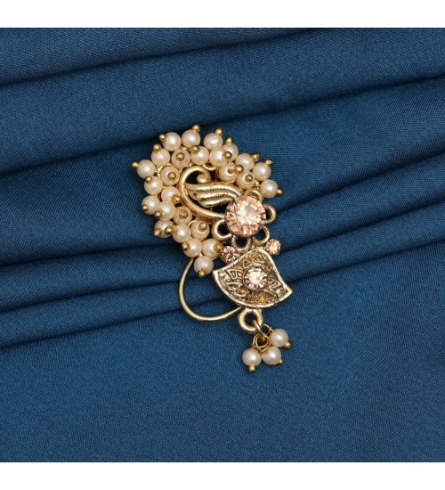 Generic Women's Gold Color Nose Pin 