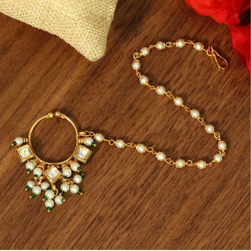 Generic Women's Green Color Nose Nath Generic Women's Green Color Nose Nath