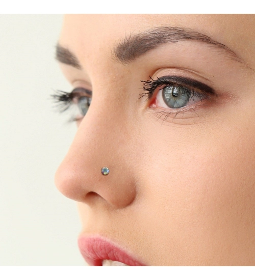 Generic Women's Multi Color Nose Pin Combo Of Aprox 40 Pieces 