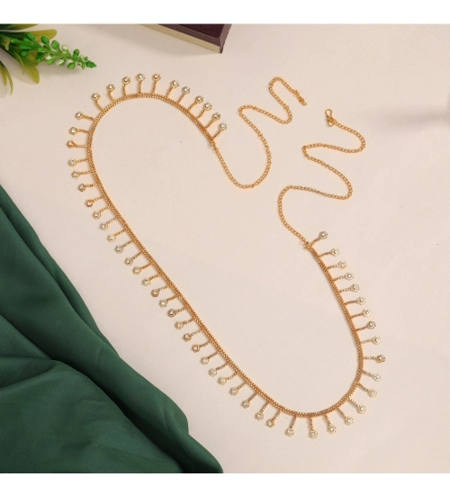 Generic Women's Gold Plated Kamarband Waist Belt For Women//Girls Adjustable Chain