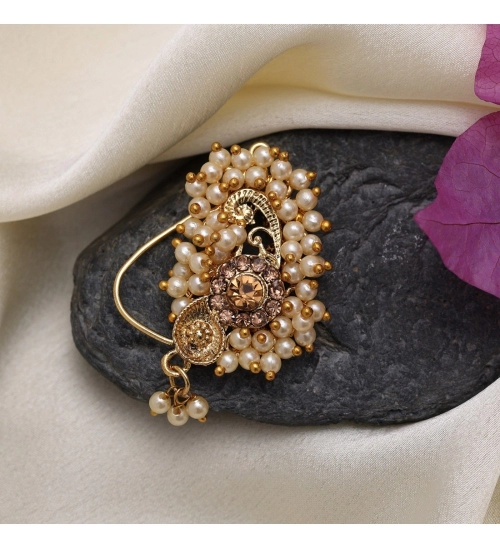 Generic Women's Gold Color Nose Pin 