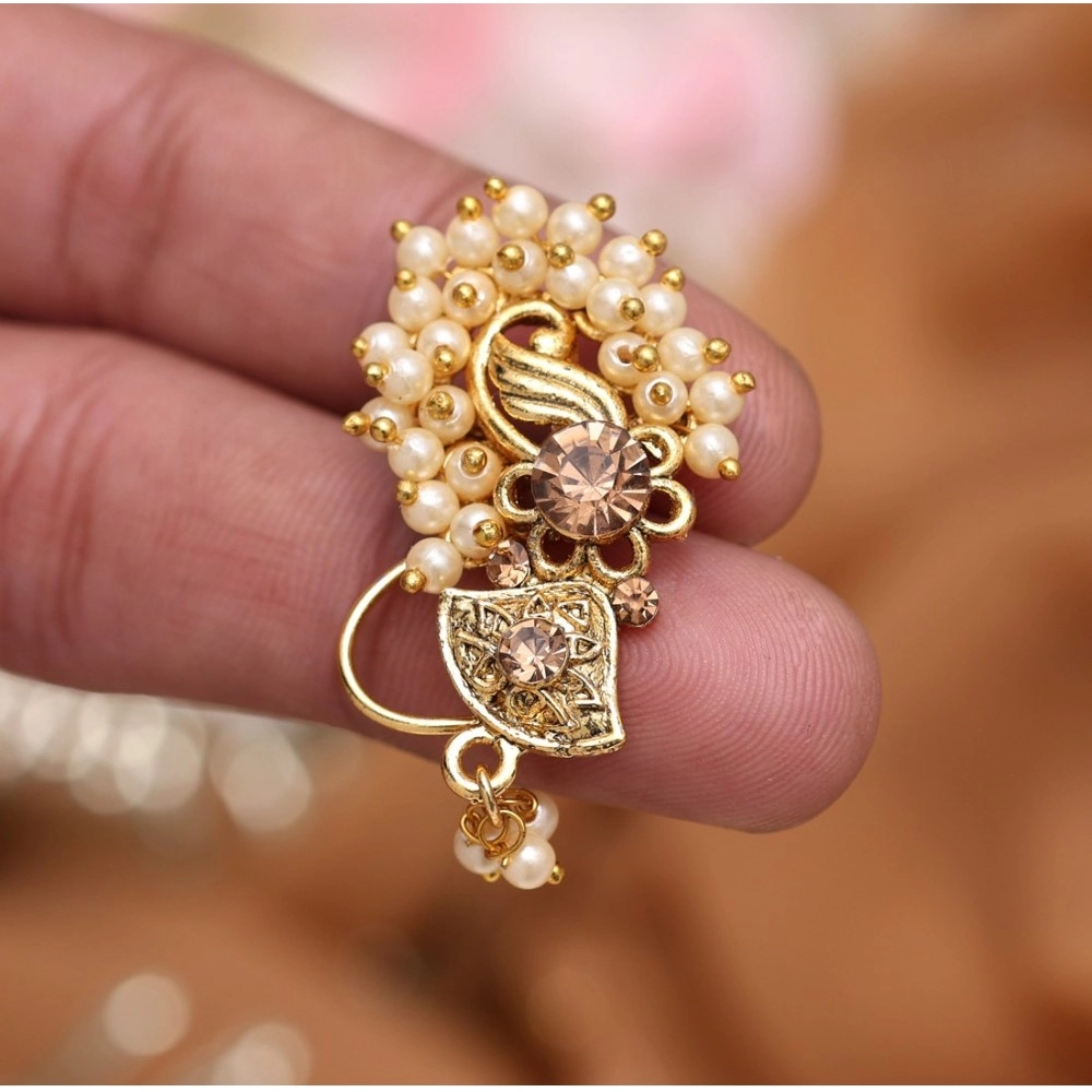 Generic Women's Gold Color Nose Pin 