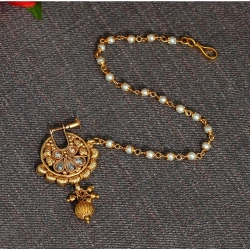 Generic Women's White Color Nose Nath 