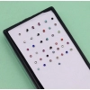 Generic Women's Multi Color Nose Pin Combo Of Aprox 40 Pieces 