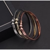 Generic Women's Multi Color 3 Pieces Adjustable Bracelets &amp; Rings 