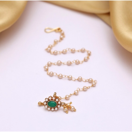 Generic Women's Green Color Nose Nath 