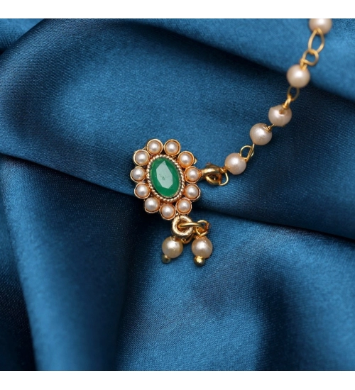 Generic Women's Green Color Nose Nath 