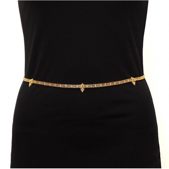 Generic Women's Gold Plated Kamarband Waist Belt For Women//Girls Adjustable Chain Generic Women's Gold Plated Kamarband Waist Belt For Women//Girls Adjustable Chain