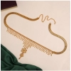 Generic Women's Gold Plated Kamarband Waist Belt For Women//Girls Adjustable Chain