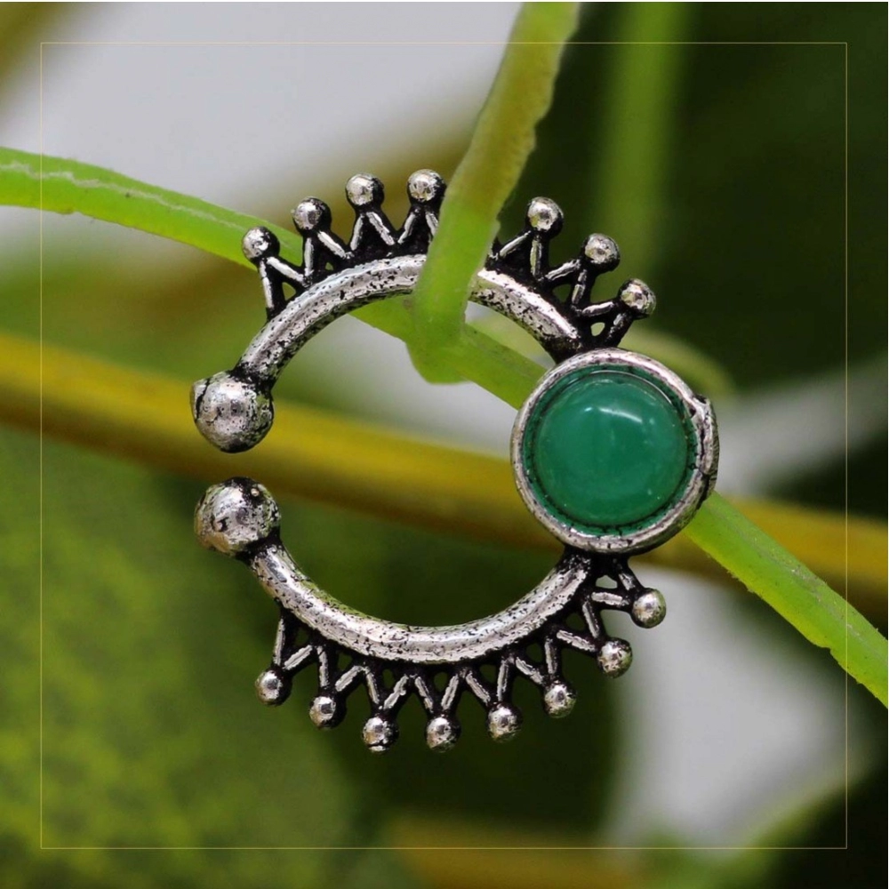 Generic Women's Assorted Color And Design Nose Pin Combo Of 10 Pieces 