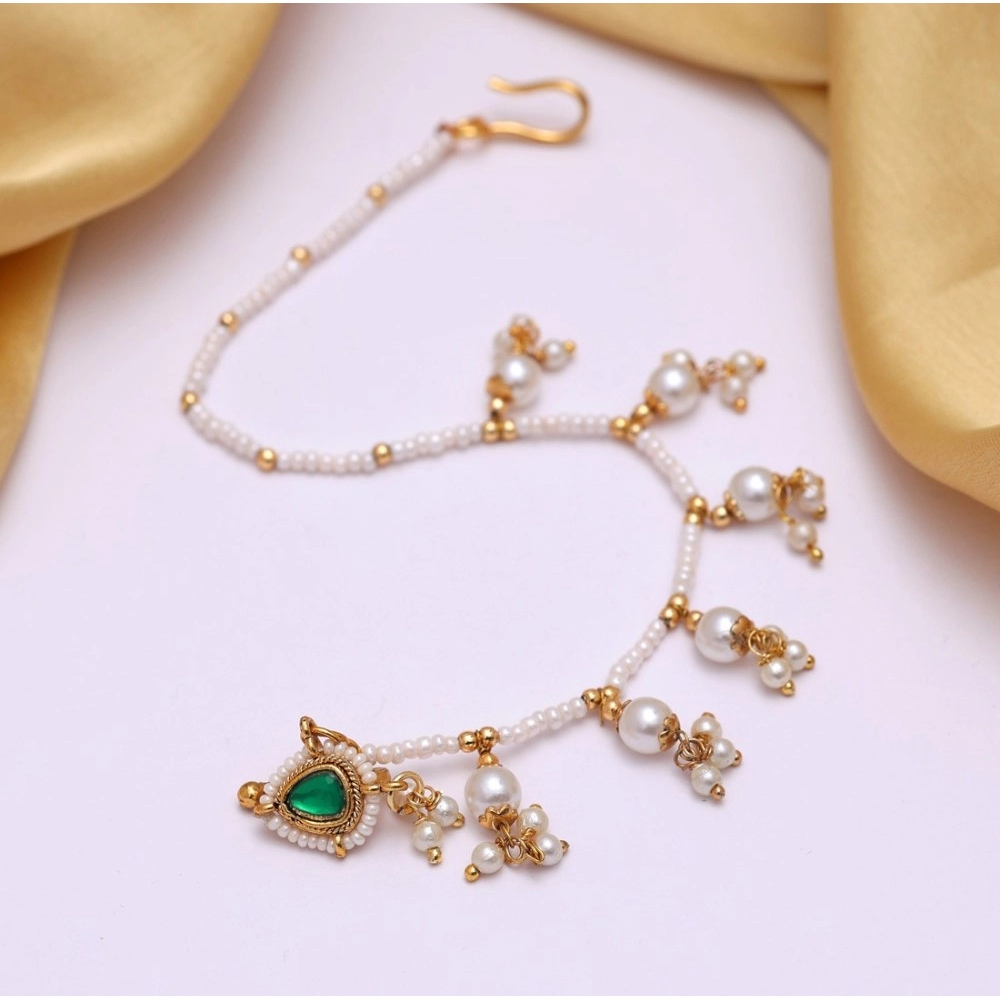 Generic Women's Green Color Nose Nath 