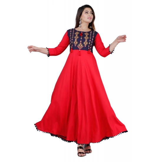 Generic Women's Casual 3/4th Sleeve Embroidered Viscose Rayon Kurti (Mustard) Generic Women's Casual 3/4th Sleeve Embroidered Viscose Rayon Kurti (Mustard)