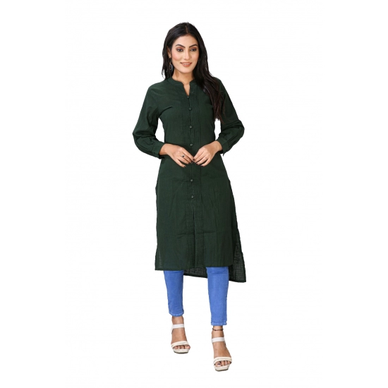 Generic Women's Casual Full Sleeve Viscose Rayon Printed Kurti (Dark Green) Generic Women's Casual Full Sleeve Viscose Rayon Printed Kurti (Dark Green)