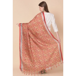Generic Women's Art Silk Printed Dupatta (Red, Length: 2.25 to 2.50 Mtr) Generic Women's Art Silk Printed Dupatta (Red, Length: 2.25 to 2.50 Mtr)