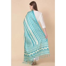 Generic Women's Art Silk Printed Dupatta (Turquoise, Length: 2.25 to 2.50 Mtr) Generic Women's Art Silk Printed Dupatta (Turquoise, Length: 2.25 to 2.50 Mtr)