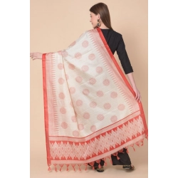 Generic Women's Art Silk Printed Dupatta (Red, Length: 2.25 to 2.50 Mtr) Generic Women's Art Silk Printed Dupatta (Red, Length: 2.25 to 2.50 Mtr)