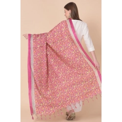 Generic Women's Art Silk Printed Dupatta (Pink, Length: 2.25 to 2.50 Mtr) Generic Women's Art Silk Printed Dupatta (Pink, Length: 2.25 to 2.50 Mtr)