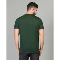 Generic Men's Casual Half Sleeve Solid Cotton Blended Round Neck T-shirt (B.Green) Generic Men's Casual Half Sleeve Solid Cotton Blended Round Neck T-shirt (B.Green)