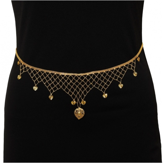 Generic Women's Gold Plated Kamarband Waist Belt For Women//Girls Adjustable Chain Generic Women's Gold Plated Kamarband Waist Belt For Women//Girls Adjustable Chain